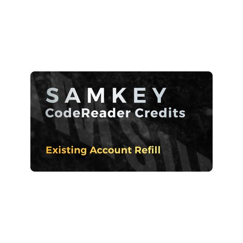 Samkey CodeReader Credits Existing Account Refill