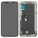 LCD compatible with iPhone XS, black, with frame, Original PRC , Self welded OEM 