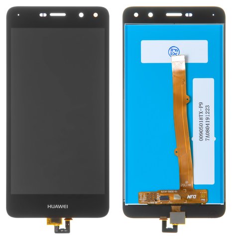 LCD compatible with Huawei Y5 (2017), Y5 III, (black, with touchscreen ...