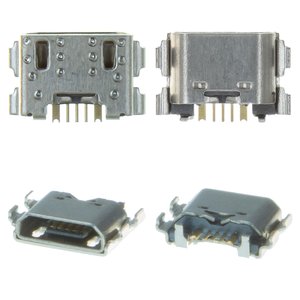 Charge Connector compatible with Xiaomi Redmi 7, Redmi 7A, 5 pin, micro USB type B 