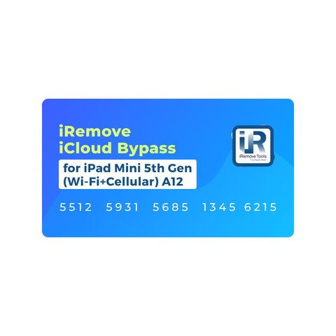 iRemove iCloud Bypass for iPad Mini 5th Gen Wi Fi+Cellular A12