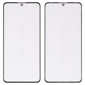 Housing Glass G+OCA PRO compatible with Xiaomi Poco X6, Poco X6 Pro 5G, Redmi Note 13 Pro 5G, with OCA film, black 