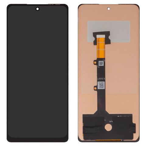 LCD compatible with Tecno Camon 30 CL6, CL6k , Camon 30 5G CL7 , black, Best copy, without frame, Copy, TFT