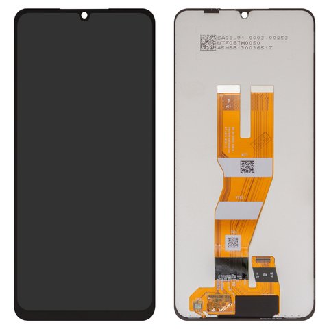 LCD compatible with Samsung M055 Galaxy M05, black, without frame, Original PRC