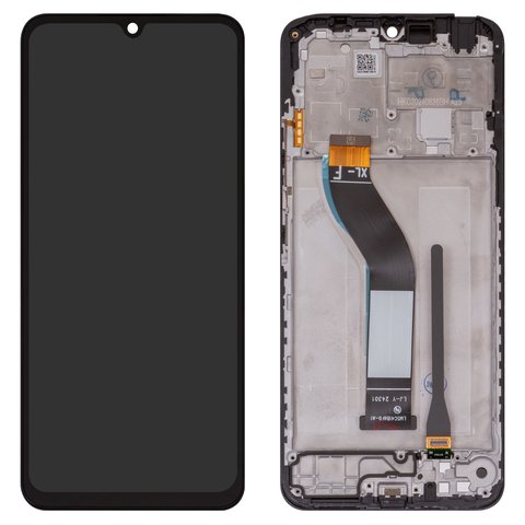 LCD compatible with Xiaomi Redmi 14C, black, with frame, Original PRC , 2411DRN47C, 2409BRN2CA, 2409BRN2CG, 2409BRN2CY