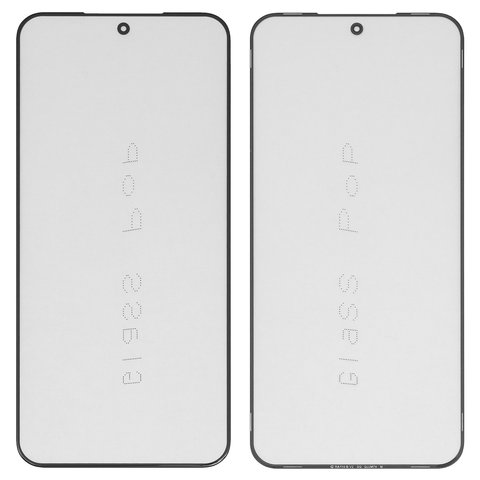 Housing Glass G+OCA PRO compatible with Xiaomi 15, with OCA film, black 