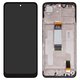 Дисплей для Xiaomi Redmi 13, черный, с рамкой, High Copy
