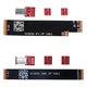 MiPi Pro / Plus / Mini / Gear 2 eMMC / UFS ISP Adapter (Black Flex) Set