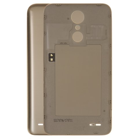 Tapa trasera para batería puede usarse con LG K10 2017 M250, K10 2017 X400, dorada