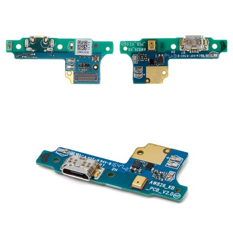 Cable flex puede usarse con Huawei Honor 6 Play, Nova Young, Y6 2017 , del micrófono, del conector de carga, placa del cargador