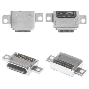 Conector de carga puede usarse con Samsung G950 Galaxy S8, G955 Galaxy S8 Plus, G960 Galaxy S9, G965 Galaxy S9 Plus, N960 Galaxy Note 9, 24 pin, USB tipo C
