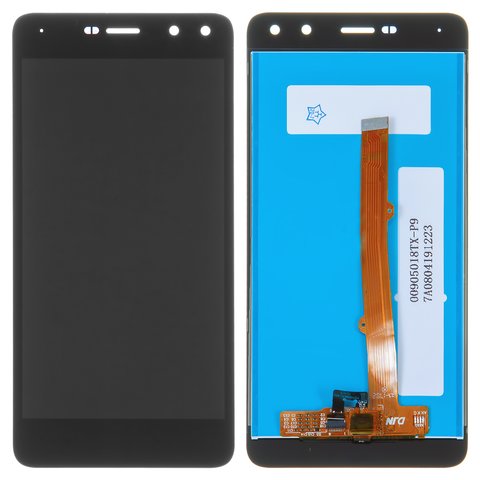 Pantalla LCD puede usarse con Huawei Y5 2017 , Y5 III, negro, sin marco, High Copy, MYA U29 MYA L02 MYA L22