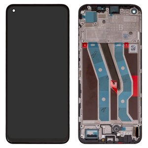 Pantalla LCD puede usarse con Realme 11 4G, negro, con marco, Original PRC , RMX3636