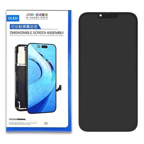 Pantalla LCD puede usarse con iPhone 13 Pro Max, negro, con marco, sin error, OLED  JCID Diagnosable, 120Hz