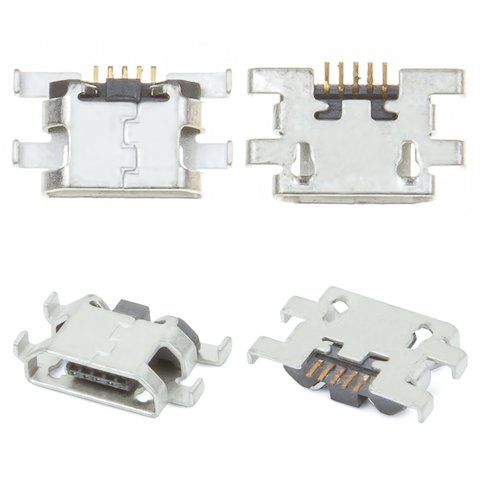 Конектор зарядки для Sony C1904 Xperia M, C1905 Xperia M, C2004 Xperia M Dual, C2005 Xperia M Dual, D5102 Xperia T3, D5103 Xperia T3, D5106 Xperia T3, 5 pin, micro USB тип B