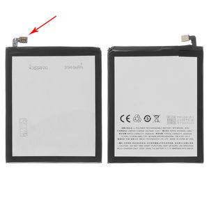 Аккумулятор BT61C Ver.3 для Meizu M3 Note, Li Polymer, 3,85 B, 4050 мАч, Original PRC , L681H