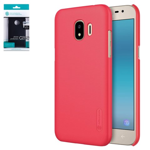 Чохол Nillkin Super Frosted Shield для Samsung J250 Galaxy J2 2018 , червоний, матовий, пластик, #6902048153509