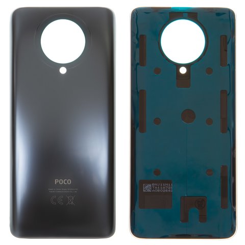 Задня панель корпуса для Xiaomi Poco F2 Pro, сіра, Original PRC , Лого Poco, M2004J11G