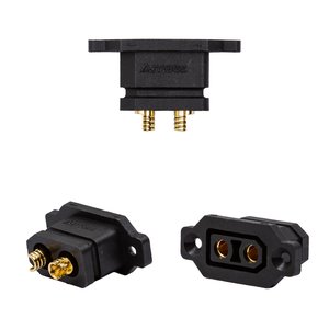 Силовий роз'єм живлення Amass XT90E F, "мама", чорний