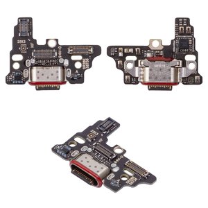 Шлейф для Motorola Edge 60 Pro, коннектора зарядки, с компонентами, Original PRC , плата зарядки, XT2507 1