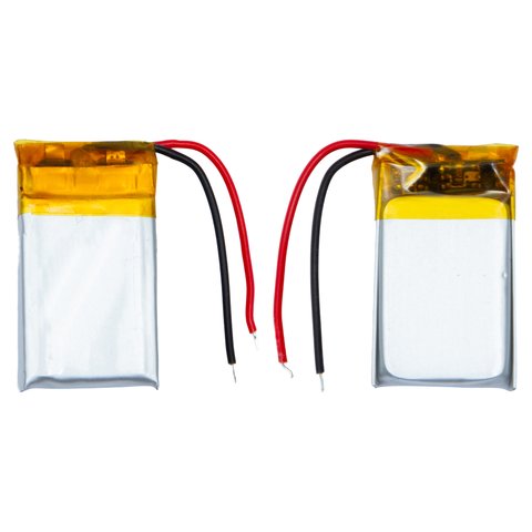 Аккумулятор 301525, 25 мм, 15 мм, 4,0 мм, Li ion, 3,7 В, 125 мАч, с контроллером