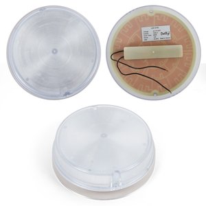 LED-світильник D150, 12 Вт, 220 В, 1300 лм, WW (природний білий), круглий